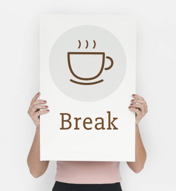 kişi holding tasarlamak. 