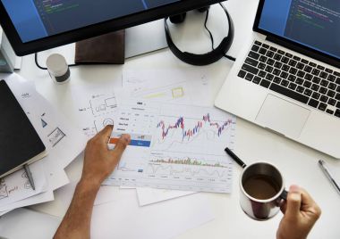 İş kişi Ofis Masası çalışma