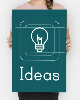 kişi holding tasarlamak. 