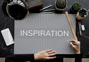 afiş çalışan eller