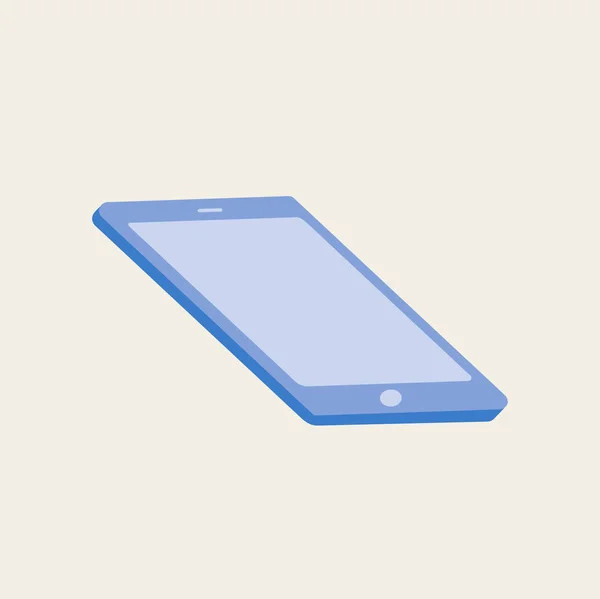 ブルー携帯電話 — ストックベクタ