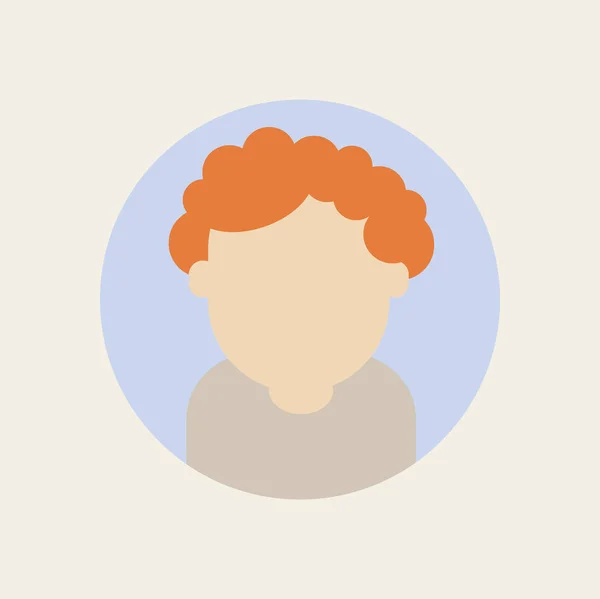 Mężczyzna profil avatar — Wektor stockowy