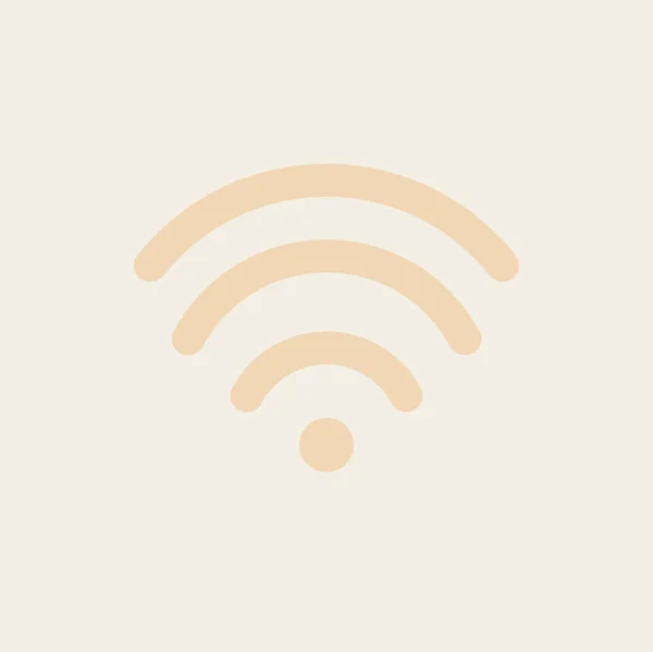 Ikona bezdrátové wifi — Stockový vektor