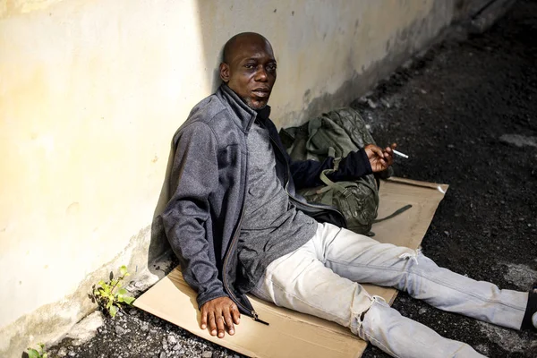 Africké bezdomovec — Stock fotografie