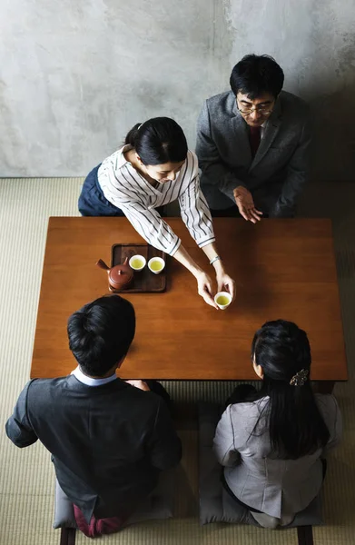 Ceremonia del té cultura japonesa — Foto de Stock