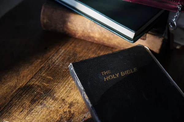 Holy bible books — Stock Photo, Image