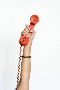 el Retro telefon tutarak