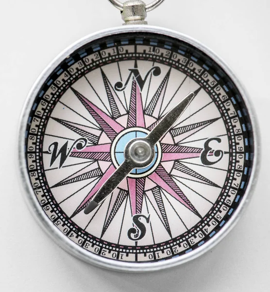 Photoset Podróży Kompas Nawigacji Narzędzie Oryginalny — Zdjęcie stockowe
