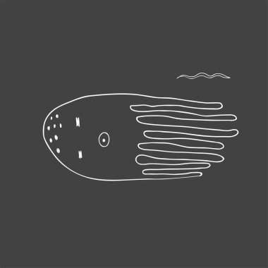 Çizim sualtı yaratıklar