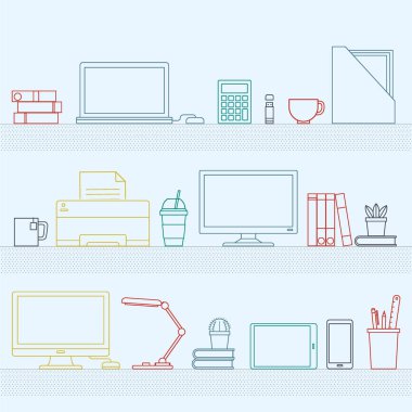 çeşitli dijital cihazlar 