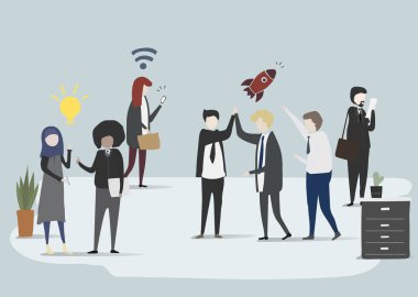 Çeşitli iş adamları