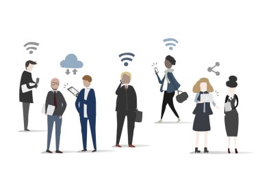 Çeşitli iş adamları