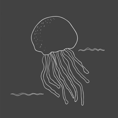 Çizim sualtı yaratıklar