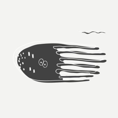 Çizim sualtı yaratıklar