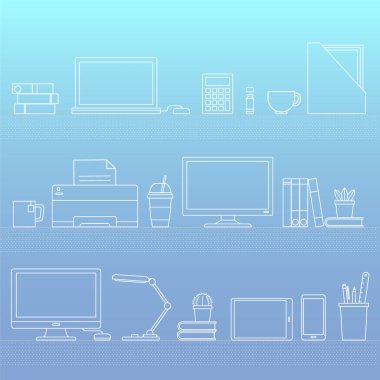 çeşitli dijital cihazlar 