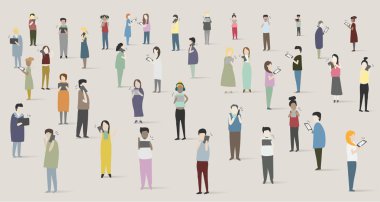 Dijital aygıtlar kullanan insanlar