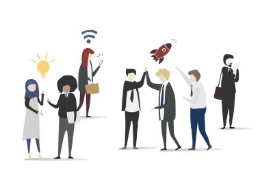 Çeşitli iş adamları