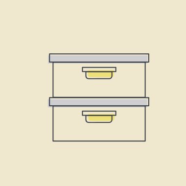  ofis malzemeleri simgesi