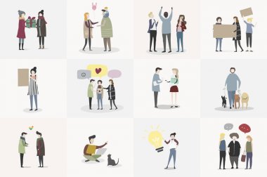 farklı resimli kişi