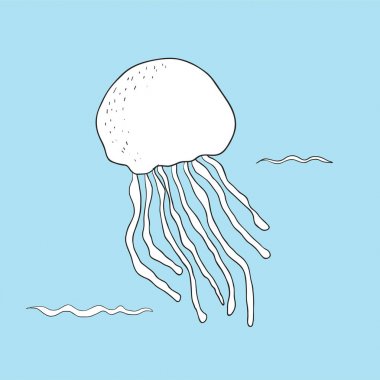 Çizim sualtı yaratıklar