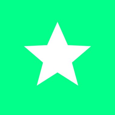 Beyaz yıldız simgesi