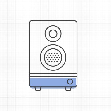 Stereo hoparlör simgesi