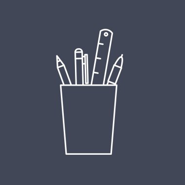  ofis malzemeleri simgesi