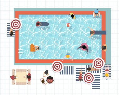 insanlar Yüzme Havuzu 