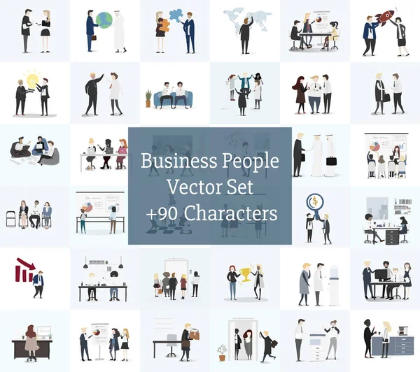 Diverse business people — Stock Vector