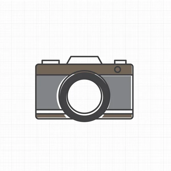 Icono de cámara fotográfica — Vector de stock