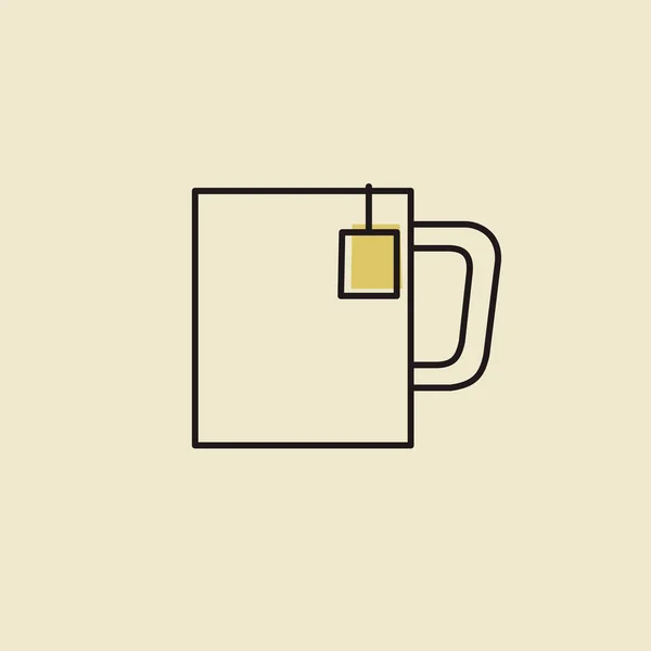 Icône de tasse de boisson chaude — Image vectorielle