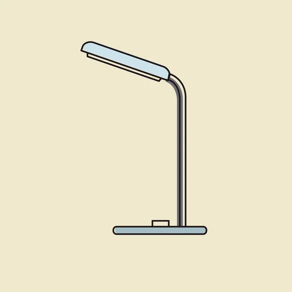 Stolní lampa s tlačítkem — Stockový vektor