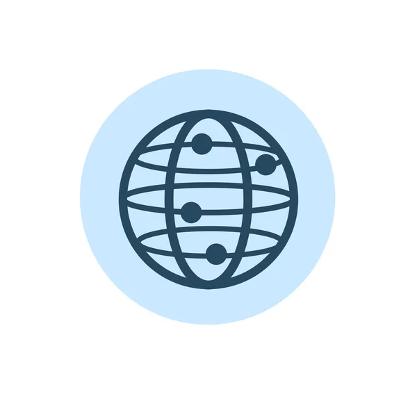 全球化连接图标 — 图库矢量图片