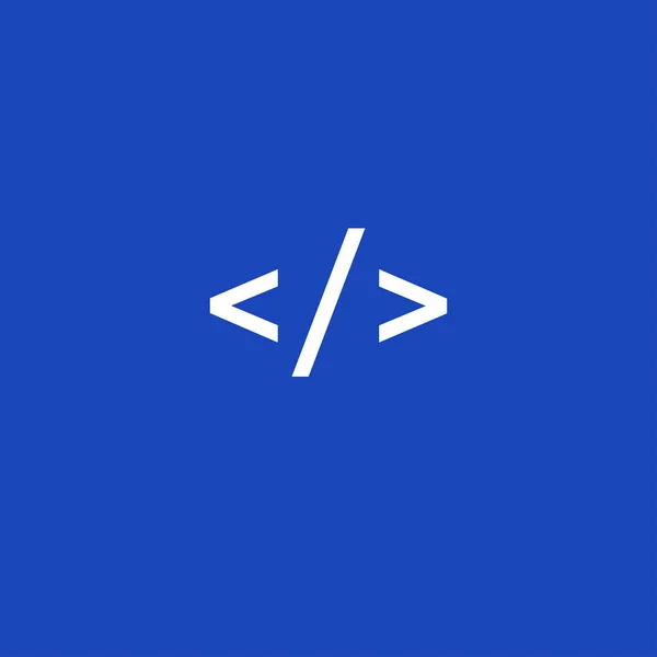 Web code icon — Stock Vector