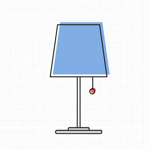 Таблиця lamp піктограму — стоковий вектор