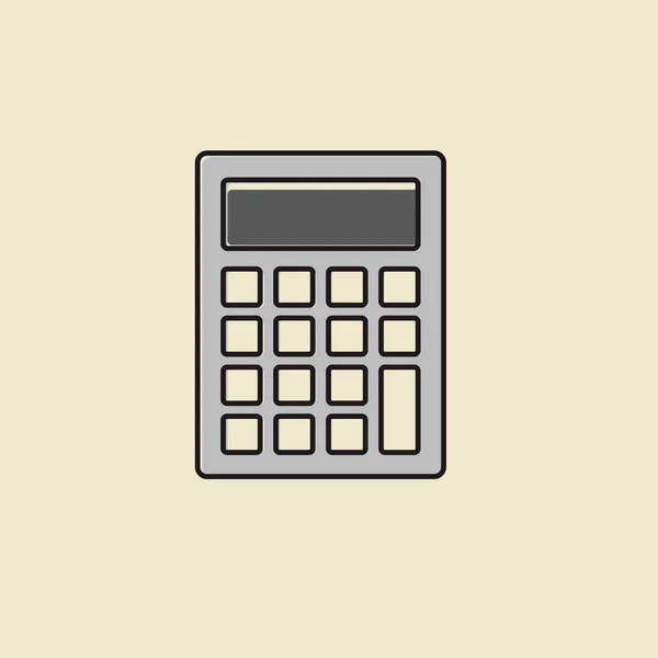 Цифровий калькулятор з кнопками — стоковий вектор