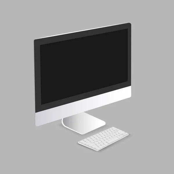 Pantalla Monitor de ordenador — Vector de stock