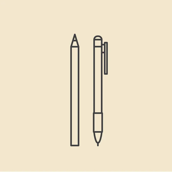 Office kalem simgesini — Stok Vektör