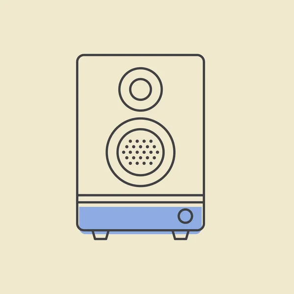 Lautsprecher-Stereoanlage — Stockvektor