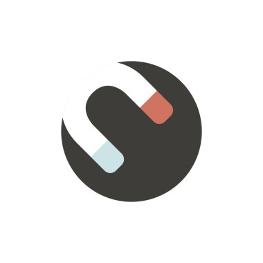 Manyetik at nalı simgesini daire