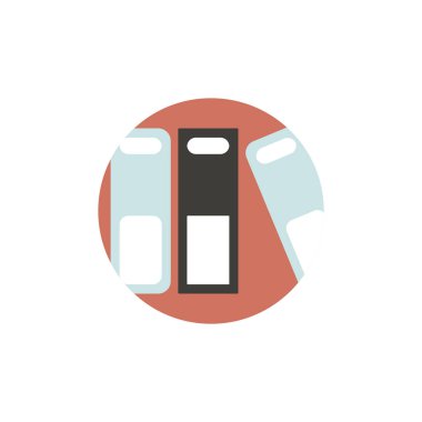 klasör kayıt simgesini daire