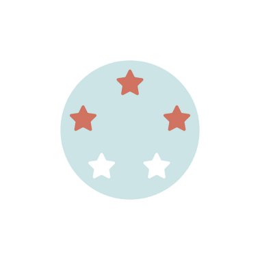 derecelendirme yıldız simgesini daire