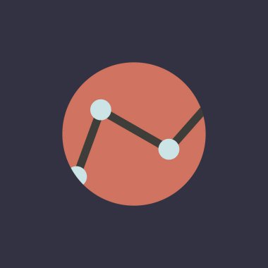 iş grafik simgesi daire