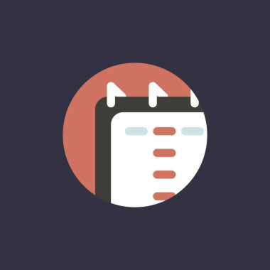 Pazarlama takvim simgesini