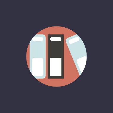 klasör kayıt simgesini daire