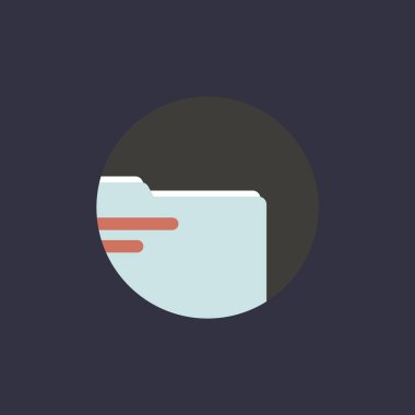 Klasör simgesini daire