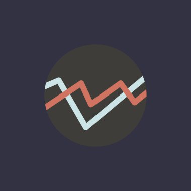 iş grafik simgesi daire