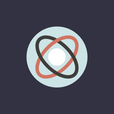 Atomik yörüngede simgesini daire