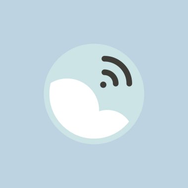 bulut ağ simgesini daire