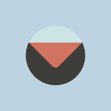 Daire içinde e-posta simgesi